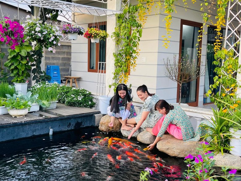 Dong Nai's mother gave her husband a 720m2 garden house, as beautiful as a tourist area - 17