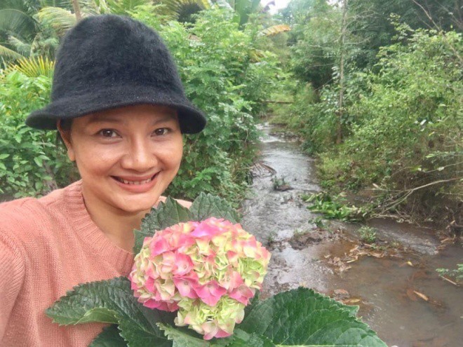2 weeks without returning to Binh Phuoc, actress Kieu Trinh regretfully looks at the fallen fruit in the garden, no one eats - 16