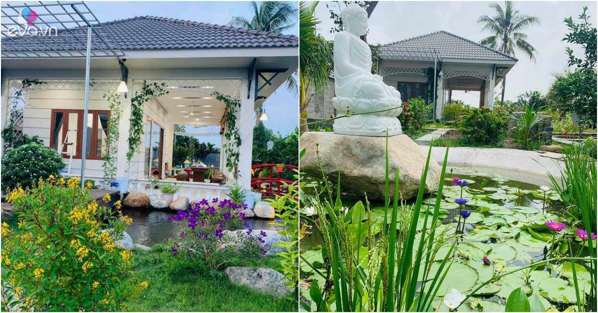 Dong Nai’s mother gave her husband a house with a 720m2 garden, as beautiful as a tourist area