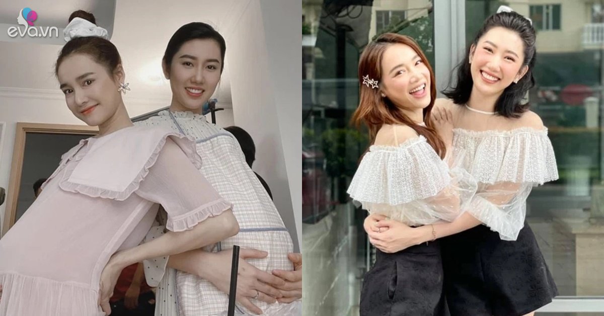 Thuy Ngan revealed pictures of her big belly, round garden 2 Nha Phuong after pregnancy rumors
