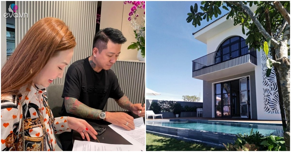 Mr Hung shows off up close the newly purchased villa worth VND 50 billion, looking directly at the sea from home