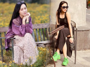 Thời trang - BTV Hoài Anh đi siêu thị diện quá "cháy": Mặc giấu quần, mang dép lê, xách túi tí hon siêu đắt
