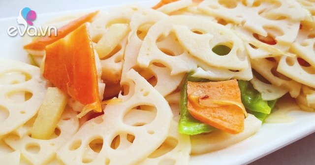 Stir-fry lotus root all black, remember this trick is delicious, white as pearl