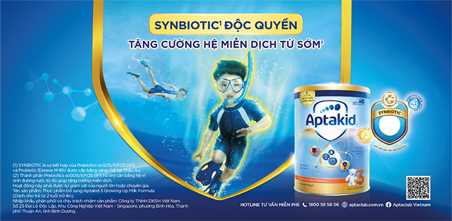 Aptakid 3 giúp tăng cường miễn dịch cho trẻ, trọn vẹn dưỡng chất từ New Zealand - 1