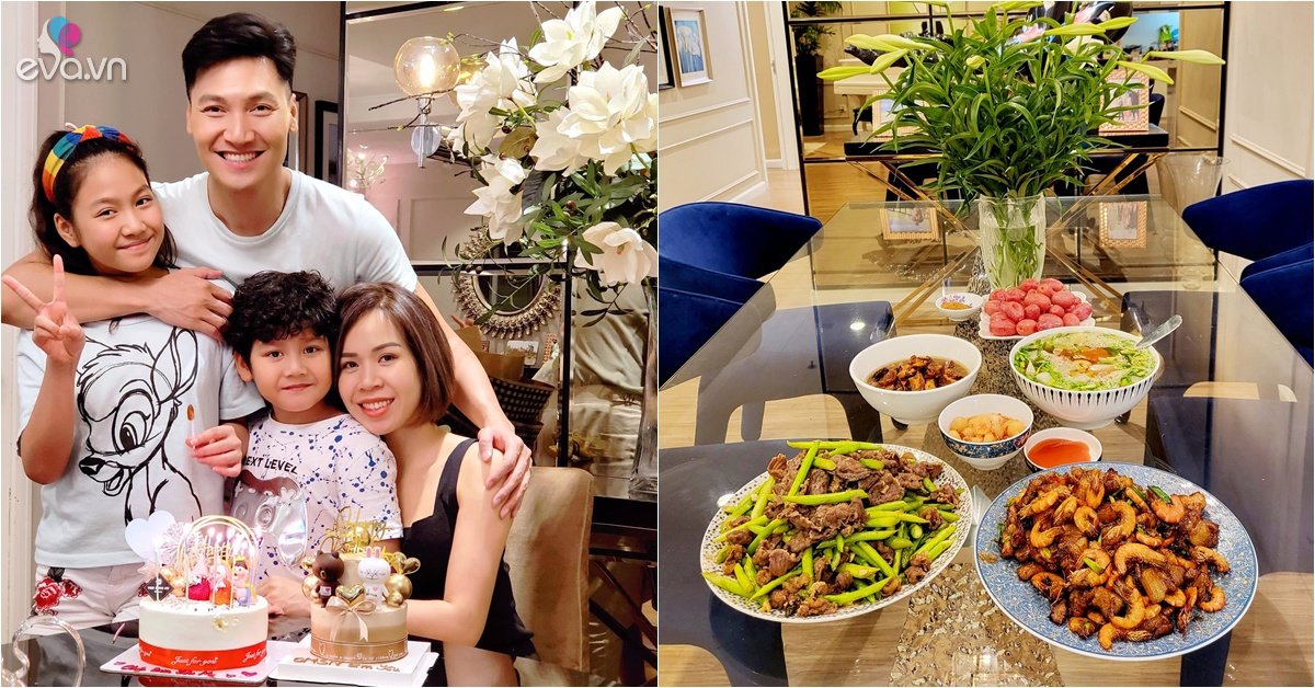 Manh Truong’s wife shows off delicious rice and sweet soup, the actor’s comment is curious