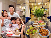 Bếp Eva - Vợ Mạnh Trường khoe cơm ngon canh ngọt, bình luận của nam diễn viên gây tò mò