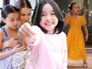 Thời trang - Con gái "Mỹ nhân đẹp nhất Philippines" diện đồ đôi nhảy nhạc BlackPink, mẹ đẹp như tiên cũng lu mờ