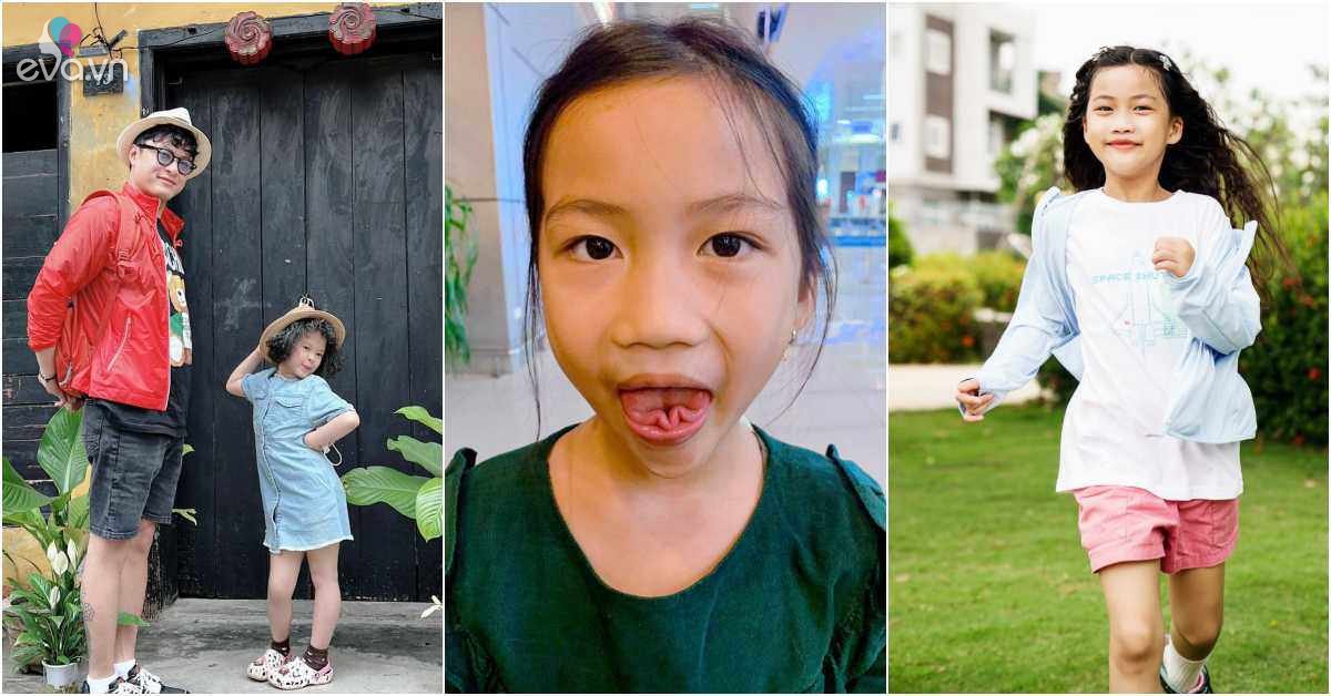 Thanh Van’s daughter, Hong Dang, has a tongue that 1% of people in the world can do
