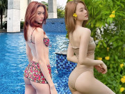 Thời trang - Dụi mắt vài giây trước màn diện áo tắm khoe hình thể gợi cảm của Thiều Bảo Trang