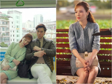 Lộ ảnh Đan Lê hẹn hò với Nhan Phúc Vinh trên tàu điện, nhan sắc tuổi 39 gây ngỡ ngàng