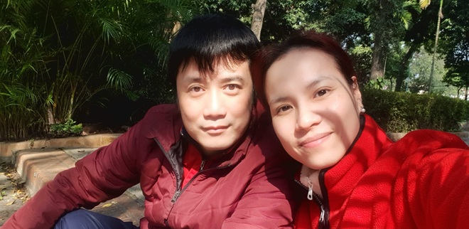 Not only Khanh Thi - Phan Hien, there is an equally happy couple of famous grandmasters - 14