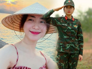 Đẹp - Nữ quân nhân có làn da trắng như bông bưởi khiến Hòa Minzy ngưỡng mộ