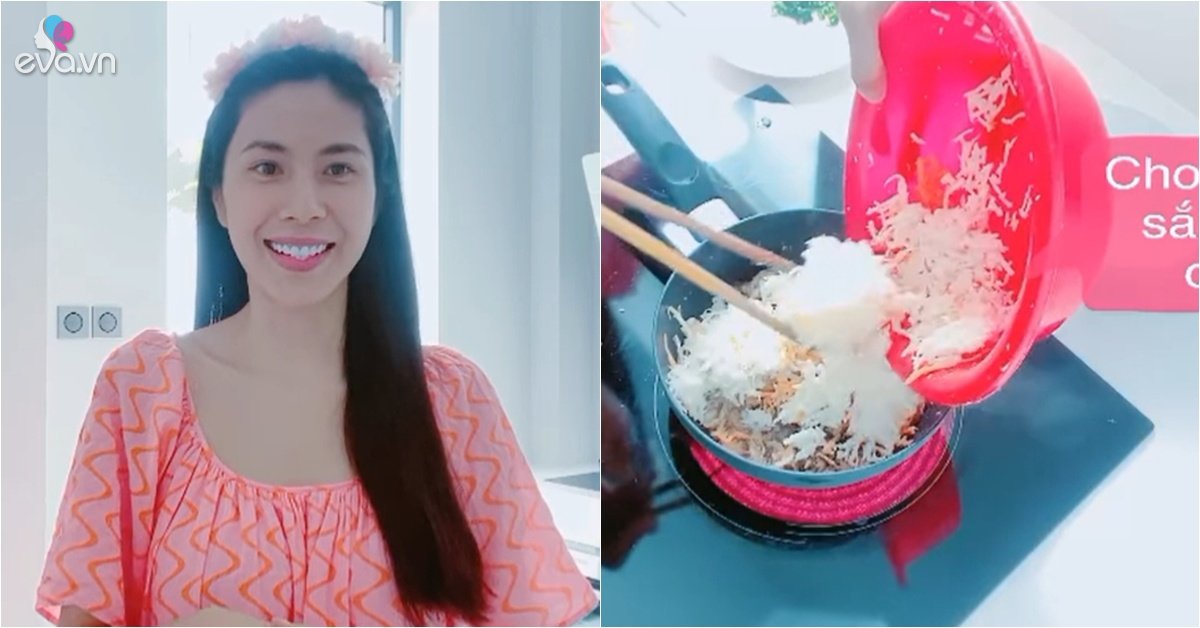 Thuy Tien made dumplings from her mother’s trick, what was the result that fans broke?