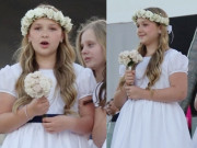 Giải trí - Harper Beckham - Phù dâu xinh xắn và đáng yêu nhất đám cưới anh trai Brooklyn