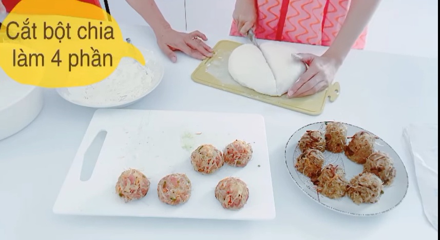 Thuy Tien made dumplings from her mother's trick, what was the result that fans broke?  - 9