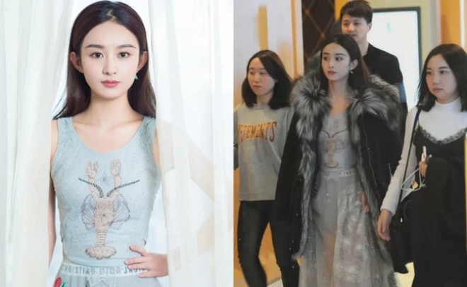 Dù là ống kính người qua đường hay ảnh do phòng làm việc đăng tải, Triệu Lệ Dĩnh vẫn rất nổi bật.
