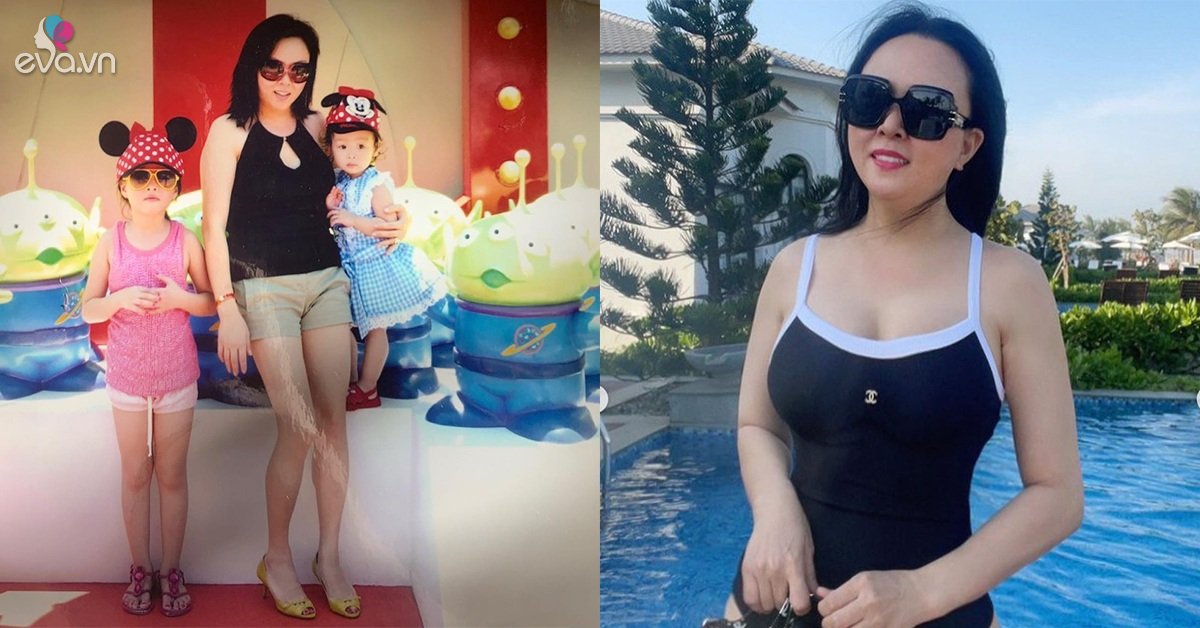 Phuong Chanel wears a beautiful swimsuit, showing off her youngest daughter, the older she is, the younger the mother