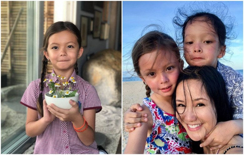 Showing off her sharp edge Ha Kieu Anh, Hong Nhung's mixed-race daughter stands out, 10 years old already has the beauty of Miss - 10