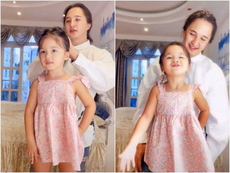 Marrying a beautiful Kazakh boy, Vietnamese mother has a baby as beautiful as a doll, the scene of her husband taking care of children attracts millions of viewers - 1