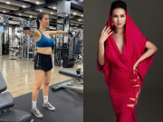 Bà bầu - Nâng tạ, "trồng chuối" ầm ầm nhưng Võ Hạ Trâm vẫn phải "cầu cứu" khi nhìn bụng