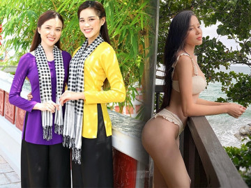 Danh tính mỹ nhân áo bà ba đứng cạnh Đỗ Thị Hà