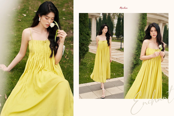 Ngoài Rechic, nàng có thể tìm thấy những outfit mùa hè xinh xắn khác tại GUMAC, Hnoss, COCO SIN hoặc CANIFA.