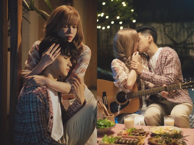 Thiều Bảo Trâm lần đầu khóa môi bạn diễn nam trong MV, còn hôn tới 2 lần