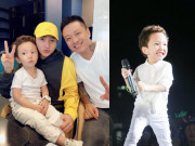 Giải trí - Con trai Tuấn Hưng "giật mic" của người lớn đòi hát, bố không nói gì mà quý tử dừng ngay