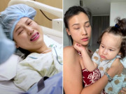 Bà bầu - Lấy chồng Tây, Hoàng Oanh một mình đi đẻ, sau sinh tất bật chăm con, 22h vẫn đứng rửa bát