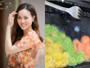 Bếp Eva - Vợ kém 15 tuổi của NSND Công Lý lần đầu làm bánh trôi, mang ra chồng "khóc ngất"