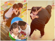 Làm mẹ - Nhã Phương khoe khoảnh khắc Trường Giang cõng con gái, không cho ái nữ tự bước xuống cầu thang