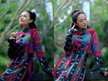 Tinna Tình ăn chay, khoe vẻ đẹp lắng đọng và cuốn hút ở tuổi 38