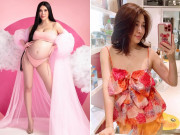 Bà bầu - Muốn "trùng tu" dù có vòng 1 đẫy đà, Pha Lê giải thích do sau sinh "dài tới rốn"