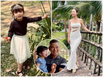 Con gái Jennifer Phạm như bản sao của bố