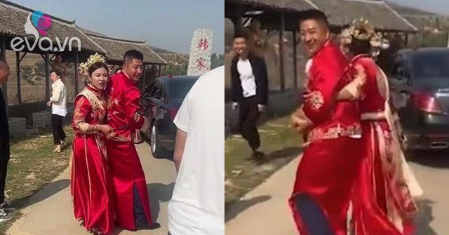 The bride holds a stick to beat the guests, knowing why netizens agree and admire
