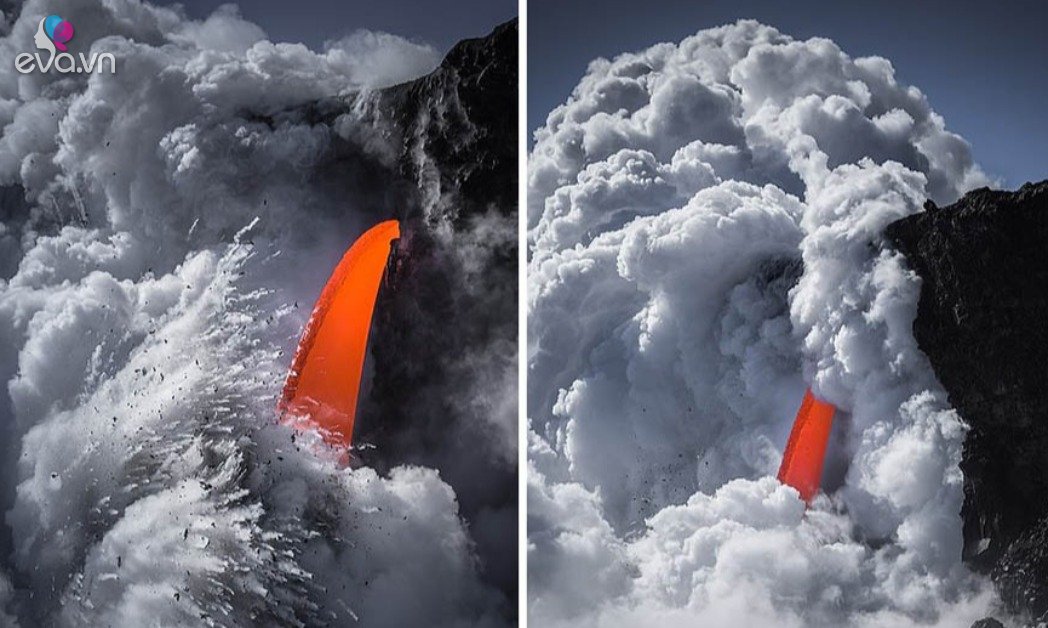Beautiful images of a volcano that has just erupted in Hawaii