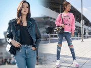 Thời trang - Nhìn cách Son Ye Jin diện quần rách đi cạnh chồng, so với Lâm Tâm Như "một trời một vực"