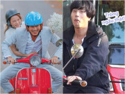 Giải trí - "Người tình" Hàn Quốc chật vật tập lái xe máy để chở Lý Nhã Kỳ khi sang Việt Nam