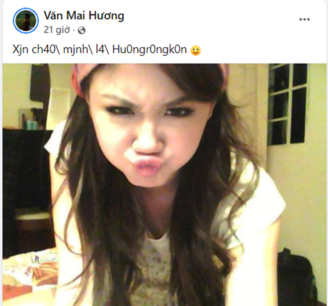 Photos of Vietnamese stars in the era amp;#34;young buffaloamp;#34;  using Yahoo: Hoa Minzy, Van Mai Huong can't recognize, Thu Quynh is black - 5