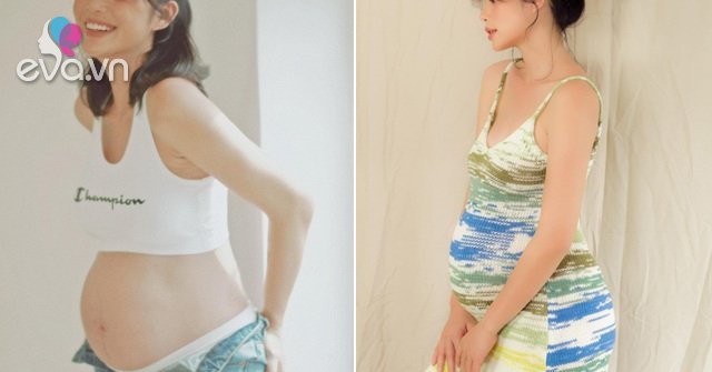 Best friend Dam Thu Trang shows off her beautiful, radiant, and different pregnancy photos since she was pregnant