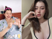 Bà bầu - Chưa ra cữ, hotgirl "ngực khủng" đã khoe nhan sắc bà đẻ đáng gờm, khe ngực hút mắt