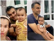 Làm mẹ - Gia đình chung khung hình mới rõ: Con lai Ấn của Võ Hạ Trâm càng lớn càng y hệt bố