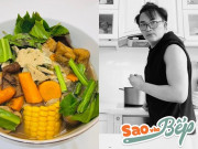 Bếp Eva - "MC giàu nhất Việt Nam" bất ngờ thả thính trong bếp, nhìn món ăn đàn em muốn ở chung ngay