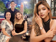 Làm đẹp - Tiểu thư làng võ khoe ảnh gia đình, nét lai Tây sắc sảo lu mờ trước mẹ Hoa Hậu U50