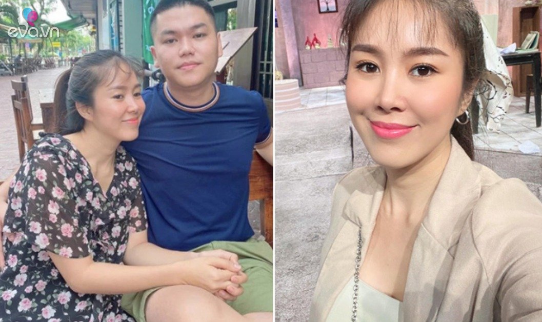 Showing affection for her young husband, Le Phuong is suspected of being pregnant for the third time because of her second round grove