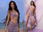 Thời trang - Ngọc Trinh lần đầu đi biển không diện bikini liền bị nhãn hàng nhắc nhở mặc đồ nhái