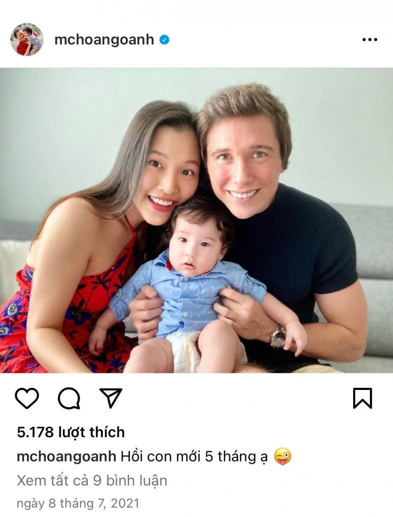 After the divorce, Hoang Oanh still released her heart for her ex-husband, did not delete the family picture for one reason - 6