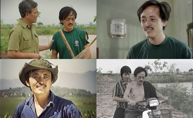 Những vai diễn khác nhau của cố nghệ sĩ trong các bộ phim xưa, đúng chất hiền lành, chất phác từ ngoại hình cho tới tính cách nhân vật.