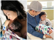 Bà bầu - Lấy doanh nhân Mỹ, chân dài Đồng Tháp sinh lần 2 rớt nước mắt, giật mình khi con chào đời