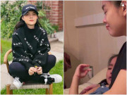 Làm mẹ - Âm thầm sang Mỹ nhiều ngày, Phạm Quỳnh Anh bất ngờ đăng clip dỗ con gái nhỏ khóc nức nở